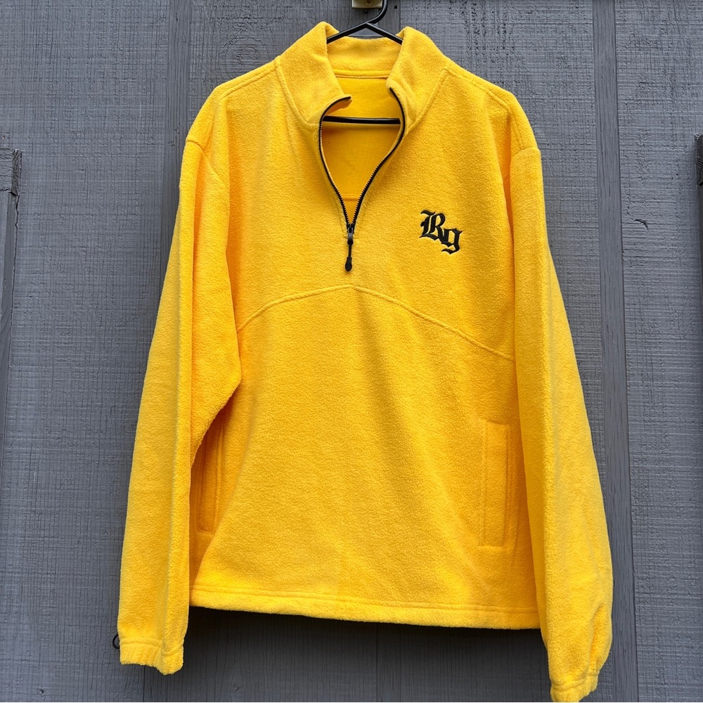 Rawgear NWT Medium Yellow quarter Zip Men's Pullover